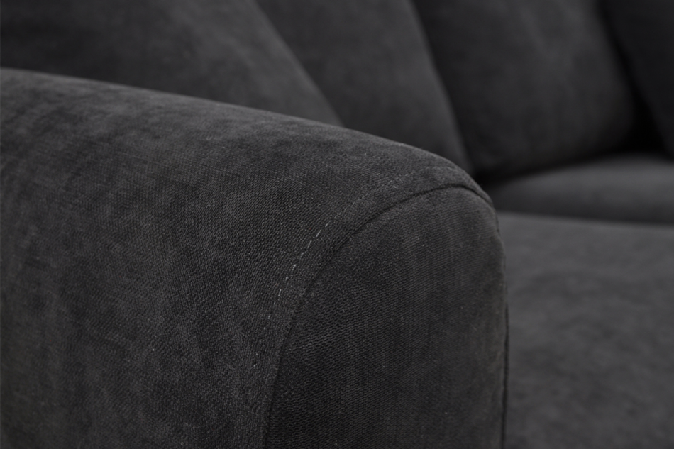 KAPI Sofa 3 z pokrowcem czarny - zdjęcie 4