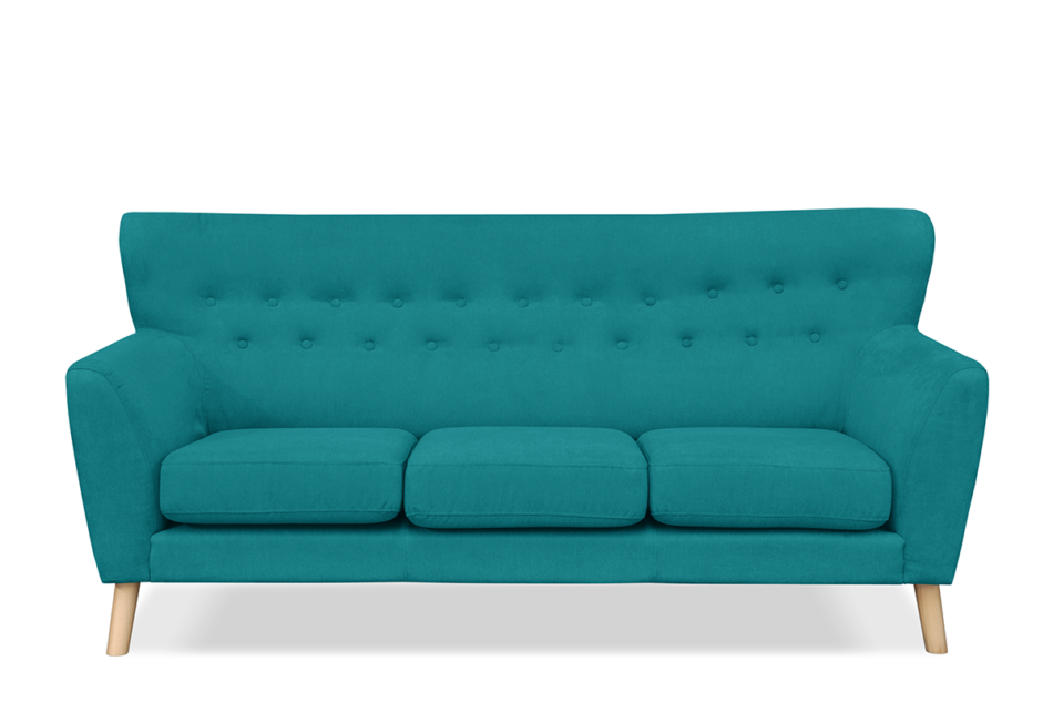 NEBRIS Sofa 3 turkusowy - zdjęcie 0