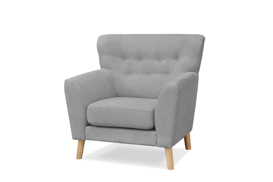 NEBRIS Fotel szary - zdjęcie 1