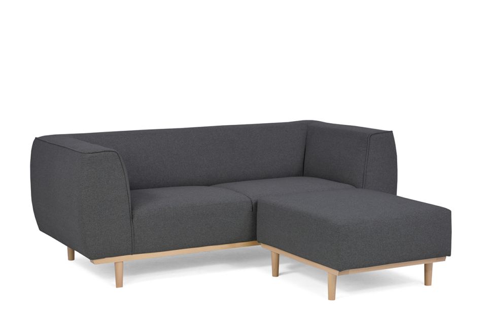 PUMI Puf ciemny szary - zdjęcie 1