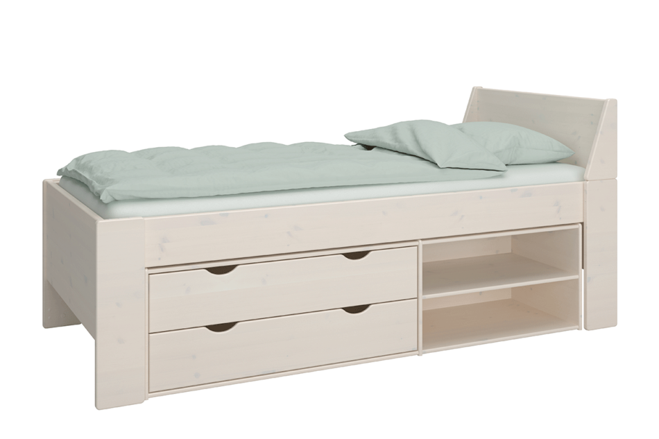 STEENS FOR KIDS Łóżko ze stelażem sosna bielona - zdjęcie 3