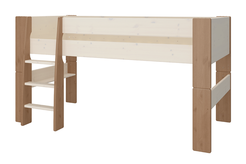 STEENS FOR KIDS Łóżko piętrowe sosna bielona/sosna szara - zdjęcie 1
