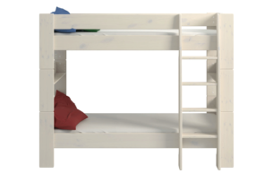STEENS FOR KIDS, https://dev1-mda.konsimo.pl/kolekcja/steens-for-kids/ Łóżko piętrowe sosna bielona - zdjęcie