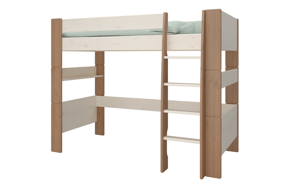 STEENS FOR KIDS Łóżko piętrowe sosna bielona/sosna szara - zdjęcie 1