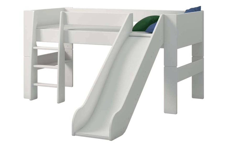 STEENS FOR KIDS Łóżko ze zjeżdżalnią biały - zdjęcie 2