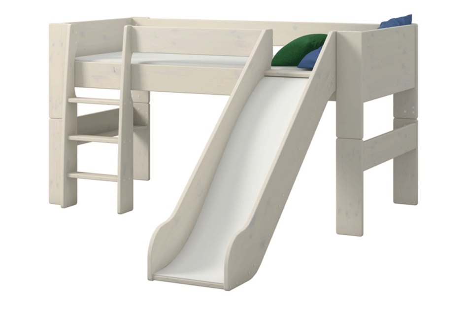 STEENS FOR KIDS Łóżko ze zjeżdżalnią sosna bielona - zdjęcie 2