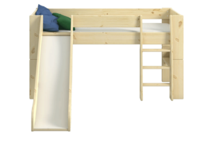 STEENS FOR KIDS, https://dev1-mda.konsimo.pl/kolekcja/steens-for-kids/ Łóżko ze zjeżdżalnią sosna naturalna - zdjęcie