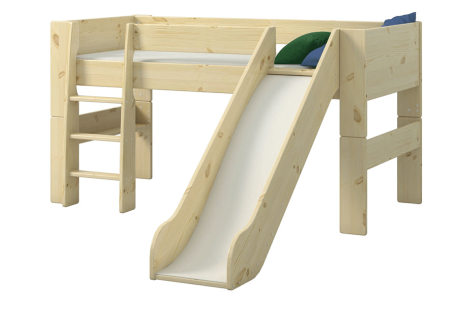 STEENS FOR KIDS Łóżko ze zjeżdżalnią sosna naturalna - zdjęcie 1