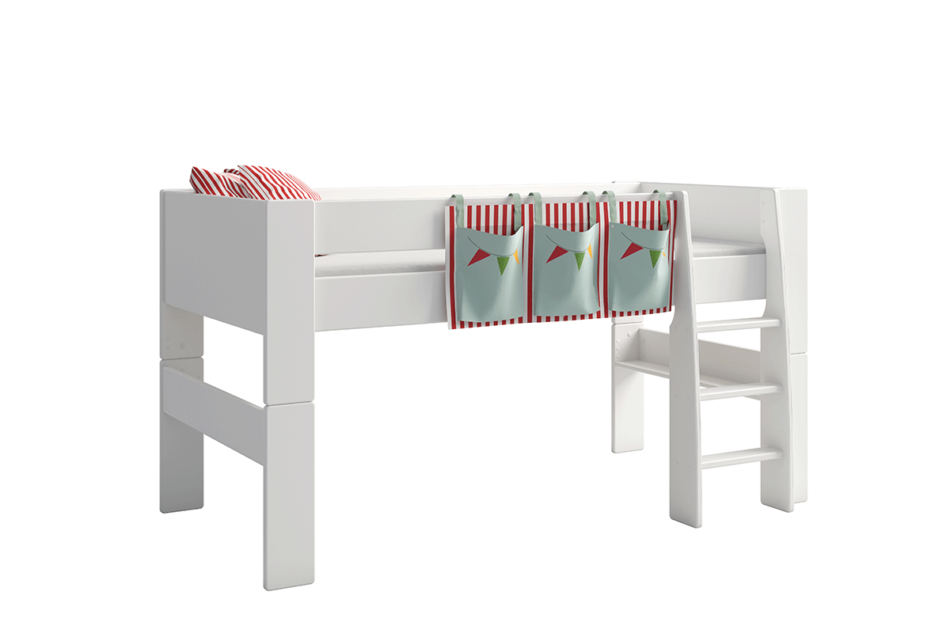 STEENS FOR KIDS Organizer na łóżko miętowy/czerwony - zdjęcie 1