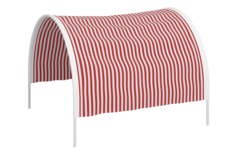 STEENS FOR KIDS Tunel do łóżka czerwony/biały - zdjęcie 0