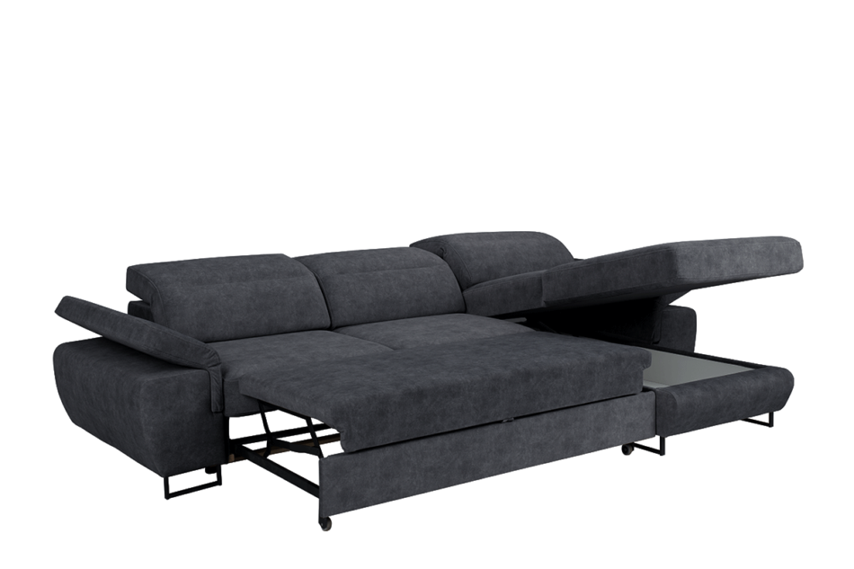 LUIGI Narożnik prawy ciemny szary - zdjęcie 1