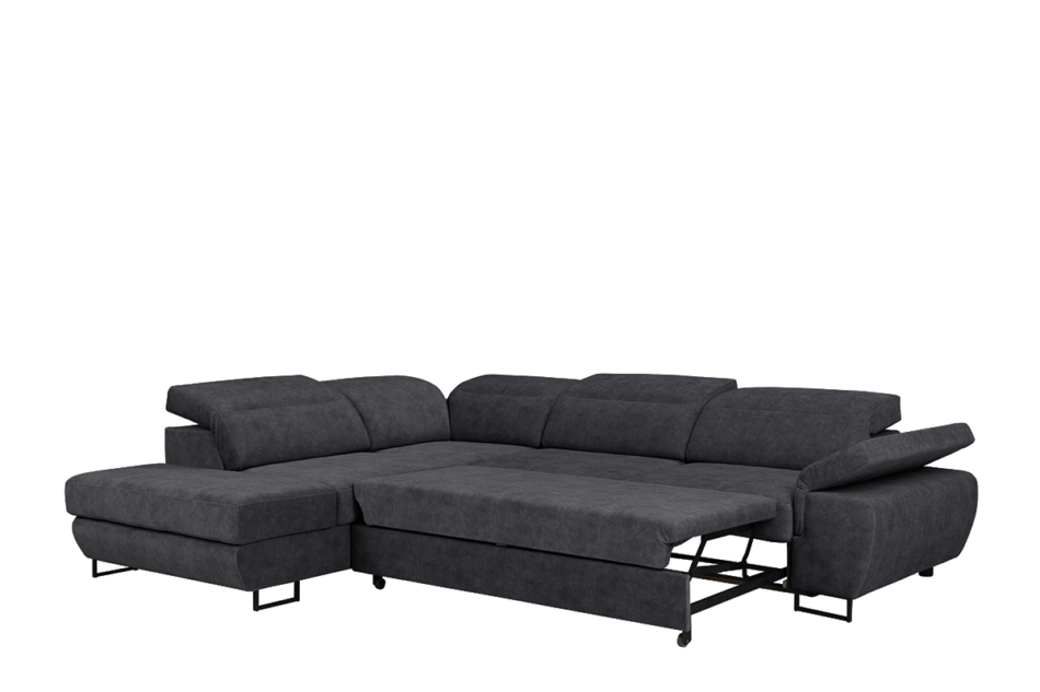 LUIGI Narożnik lewy ciemny szary - zdjęcie 1