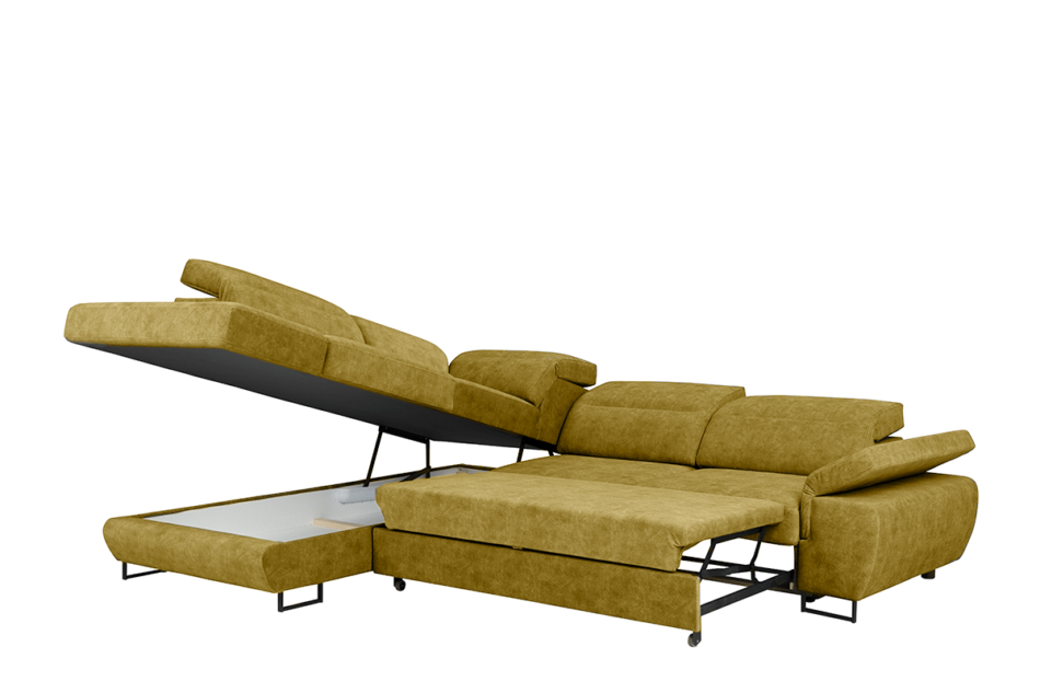 LUIGI Narożnik lewy żółty - zdjęcie 2