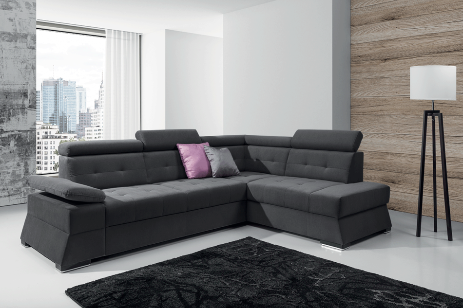 GRAF Narożnik prawy grafitowy - zdjęcie 2