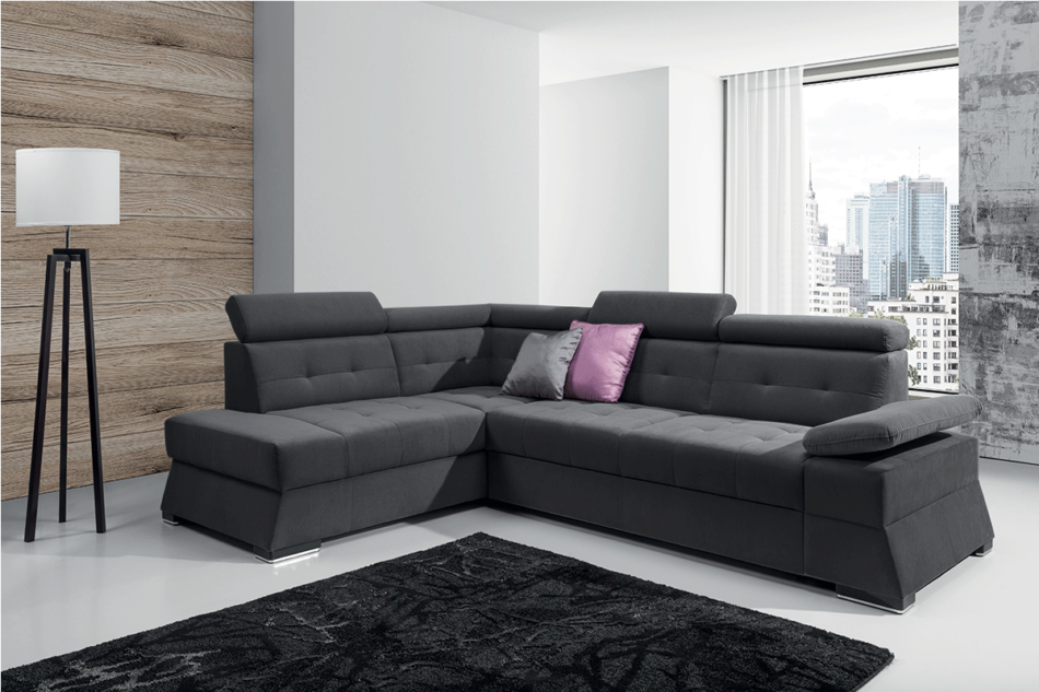 GRAF Narożnik lewy grafitowy - zdjęcie 2