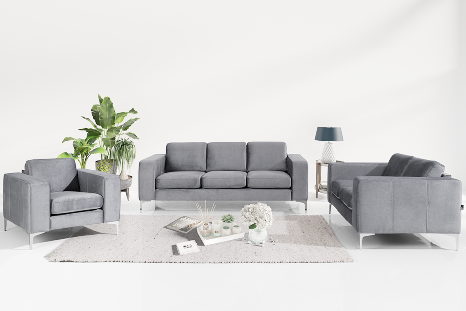 TOSKANIA Sofa 3 szary - zdjęcie 2