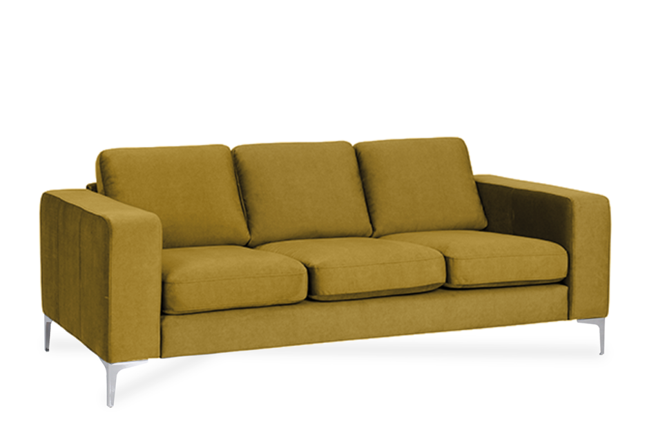 TOSKANIA Sofa 3 żółty - zdjęcie 1