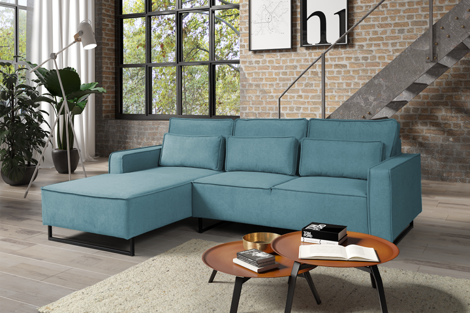 RACHELA Narożnik lewy miętowy - zdjęcie 2