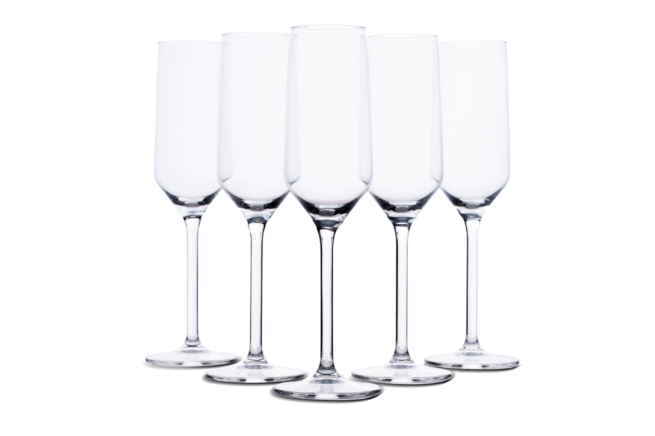 GRAVEO Zestaw kieliszków do szampana (6szt.) przezroczysty - zdjęcie 0