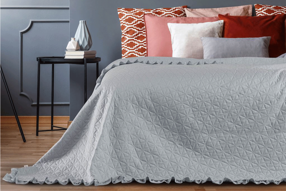 TILIA Narzuta szary - zdjęcie 2