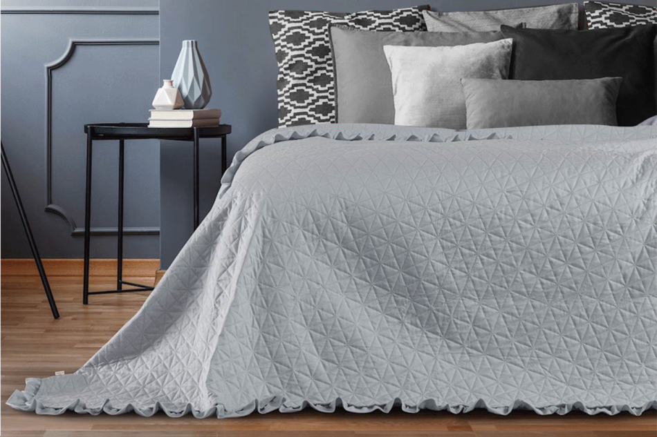 TILIA Narzuta szary - zdjęcie 3