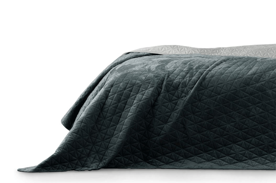 LAILA Narzuta grafitowy/srebrny - zdjęcie 1