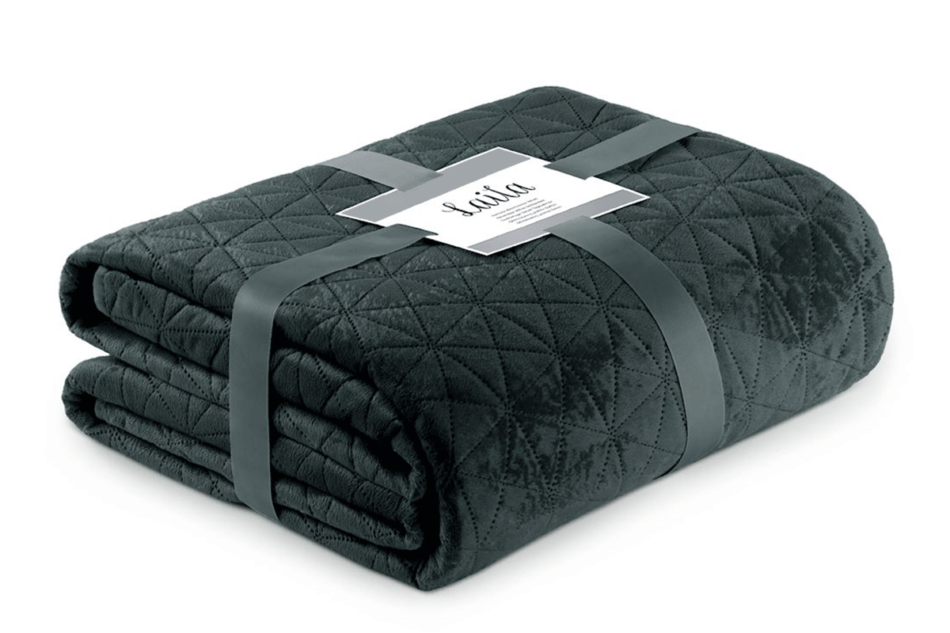 LAILA Narzuta grafitowy/srebrny - zdjęcie 0