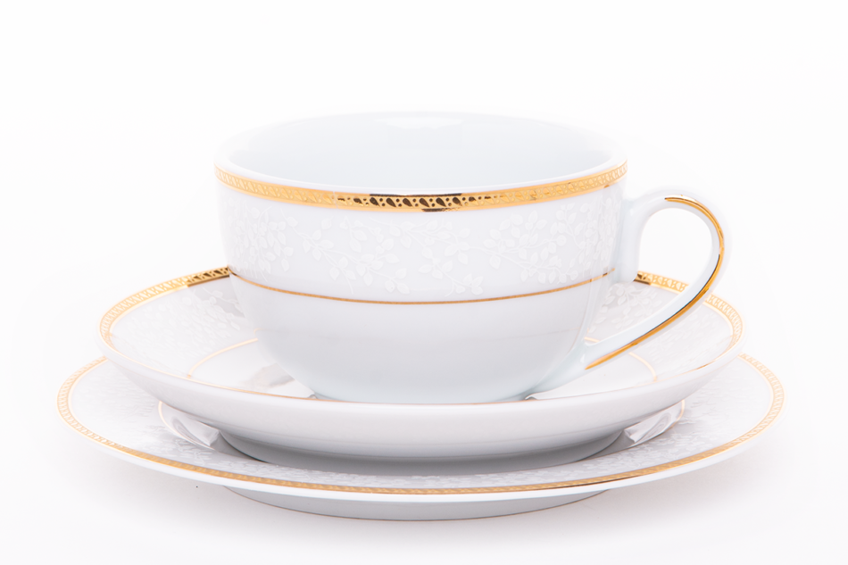 NEW HOLLIS GOLD Serwis herbaciany 6os. (18el.) Gold - zdjęcie 3