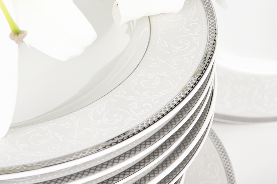 MARTHA PLATIN Serwis obiadowy 6os. (18el.) Platin - zdjęcie 2