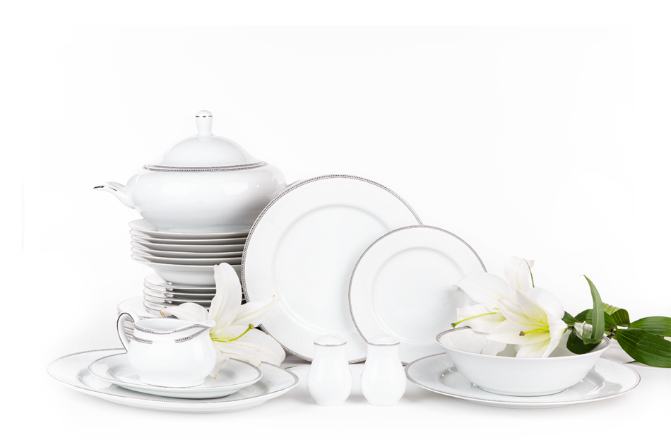DIAMENT PLATIN Serwis obiadowy 6os. (26el.) Platin - zdjęcie 2