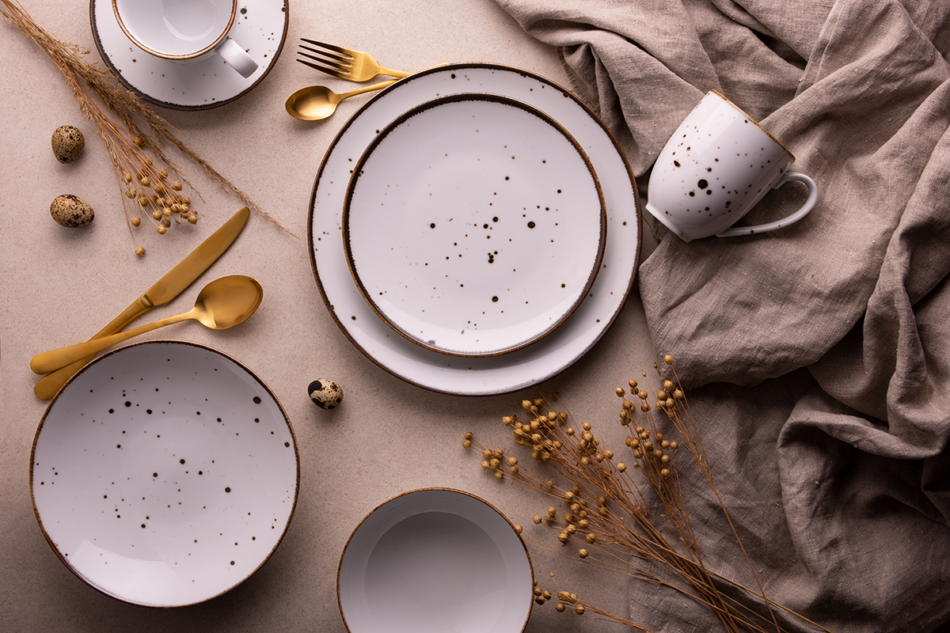 ALUMINA Serwis obiadowy 6os. (18el.) Cottage white - zdjęcie 2