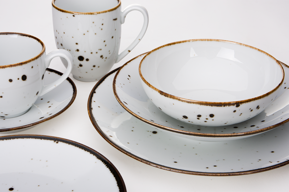 ALUMINA Serwis obiadowy 6os. (18el.) Cottage white - zdjęcie 10