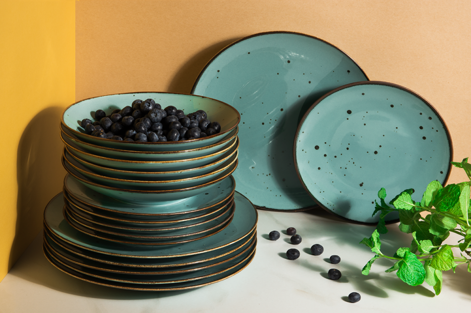 ALUMINA Serwis obiadowy 6os. (18el.) Cottage Tiffany - zdjęcie 1