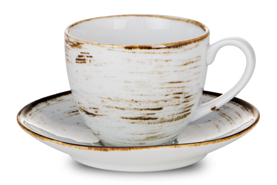 ALUMINA Filiżanka ze spodkiem Nostalgia White - zdjęcie 0