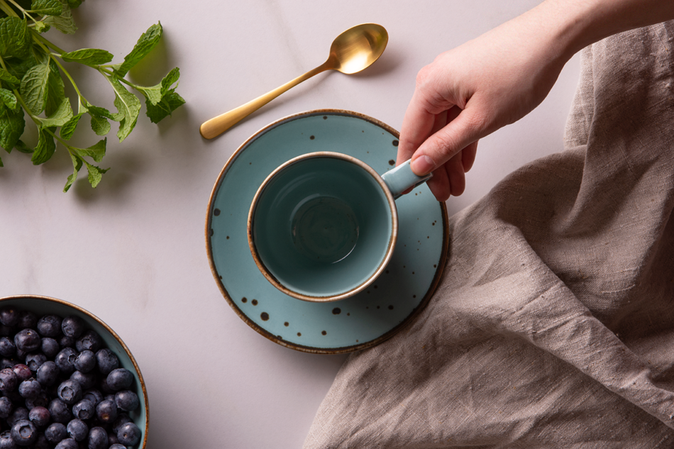 ALUMINA Filiżanka ze spodkiem Cottage Tiffany - zdjęcie 2