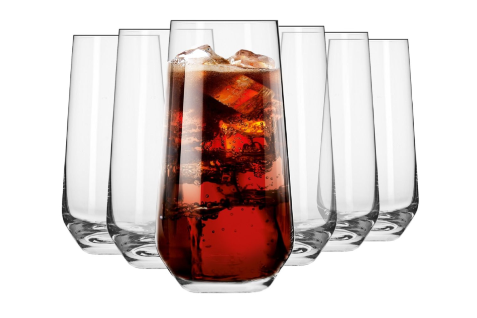 SPLENDOUR Szklanka (6 szt.) przezroczysty - zdjęcie 0