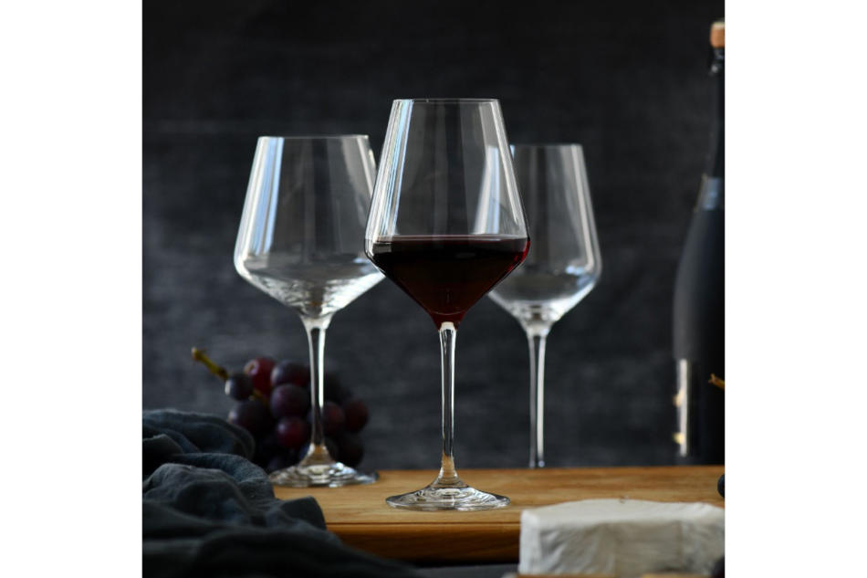 AVANT-GARDE Kieliszek do wina czerwonego (6 szt.) przezroczysty - zdjęcie 6