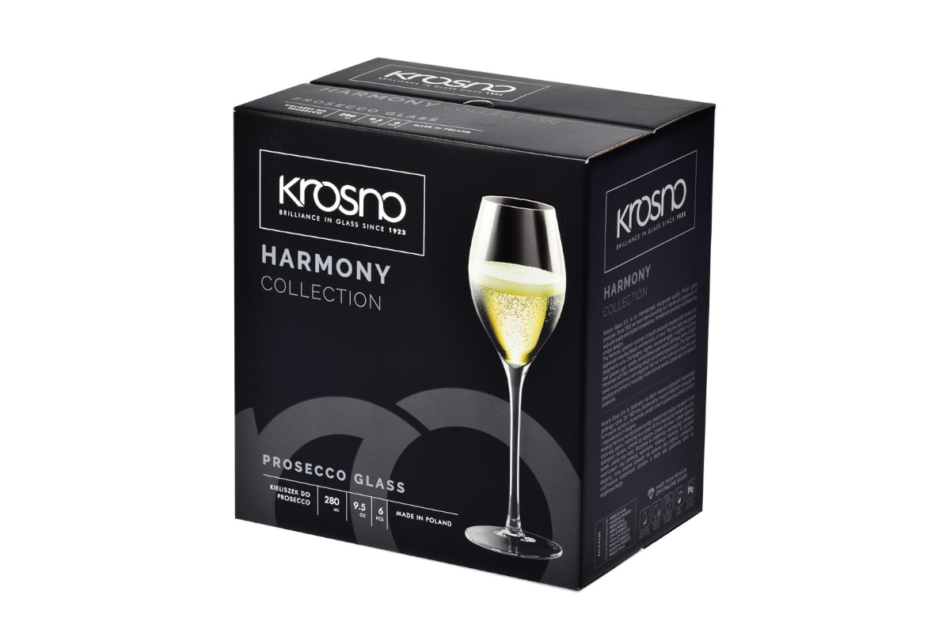 HARMONY Kieliszek do prosecco (6 szt.) przezroczysty - zdjęcie 4
