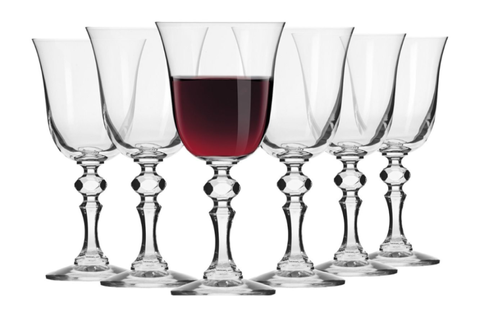 KRISTA Kieliszek do wina czerwonego  (6 szt.) przezroczysty - zdjęcie 0