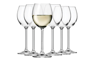 VENEZIA, https://dev1-mda.konsimo.pl/kolekcja/venezia/ Kieliszek do wina białego (6 szt.) przezroczysty - zdjęcie