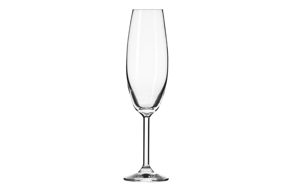 VENEZIA Kieliszek do szampana (6 szt.) przezroczysty - zdjęcie 3