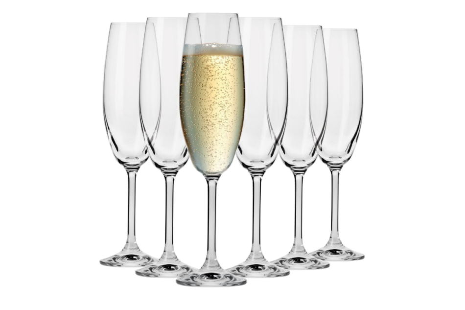 VENEZIA Kieliszek do szampana (6 szt.) przezroczysty - zdjęcie 0