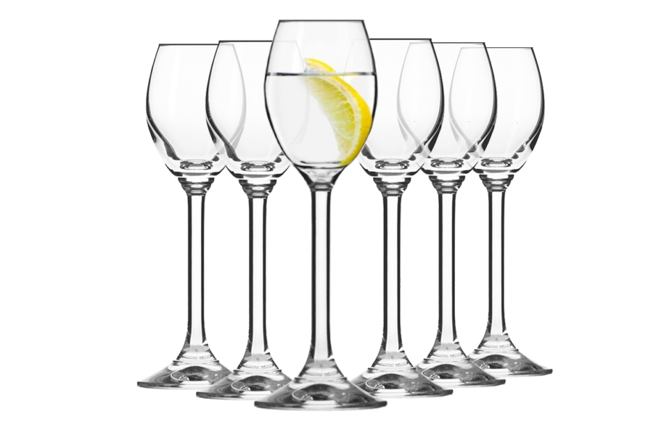 VENEZIA Kieliszek do wódki (6 szt.) przezroczysty - zdjęcie 0