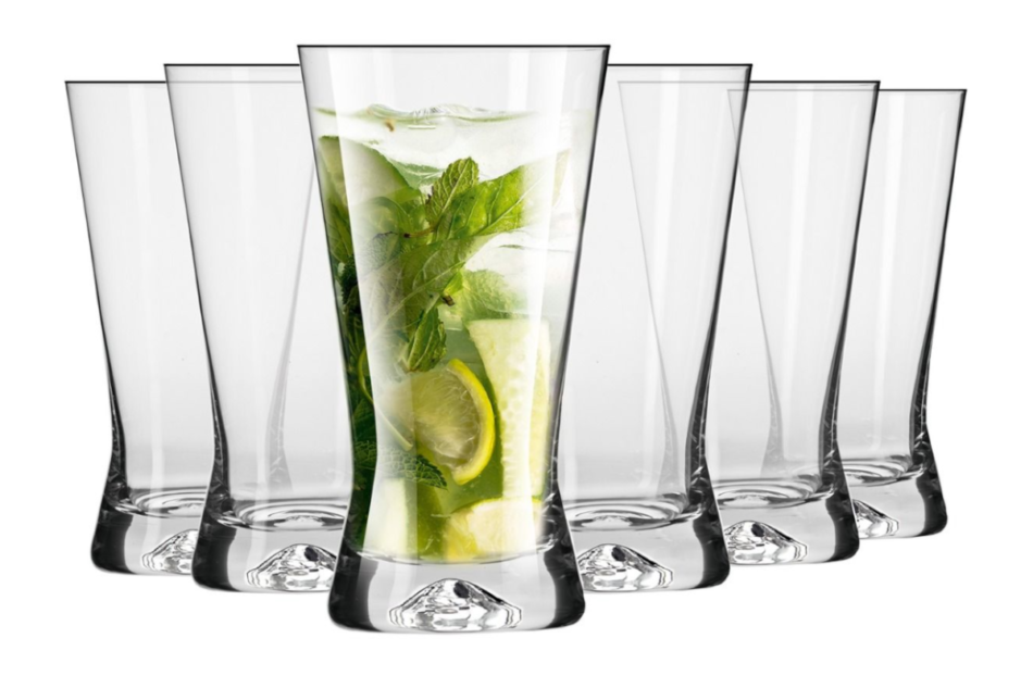 X-LINE Szklanka (6 szt.) przezroczysty - zdjęcie 0