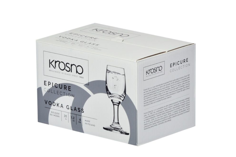 EPICURE Kieliszek do wódki (6 szt.) przezroczysty - zdjęcie 3