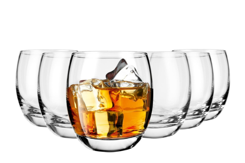 EPICURE Szklanka do whisky (6 szt.) przezroczysty - zdjęcie 0