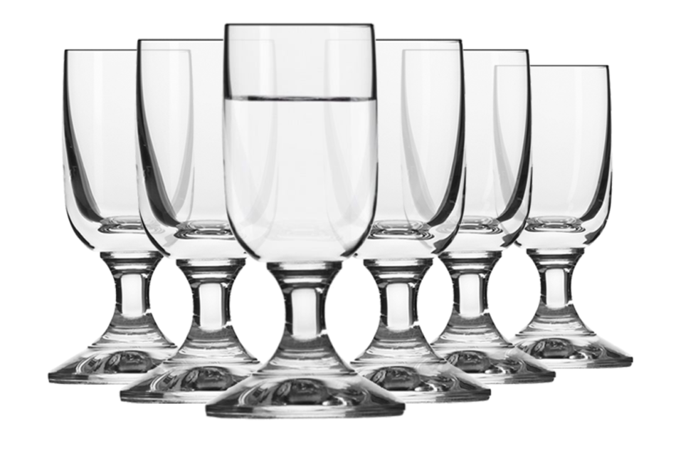 BALANCE Kieliszek do wódki (6 szt.) przezroczysty - zdjęcie 0