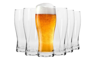 CHILL, https://dev1-mda.konsimo.pl/kolekcja/chill/ Szklanka do piwa (6 szt.) przezroczysty - zdjęcie