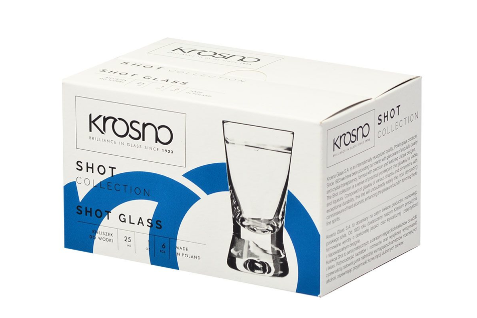 SHOT Kieliszek do wódki (6 szt.) przezroczysty - zdjęcie 4