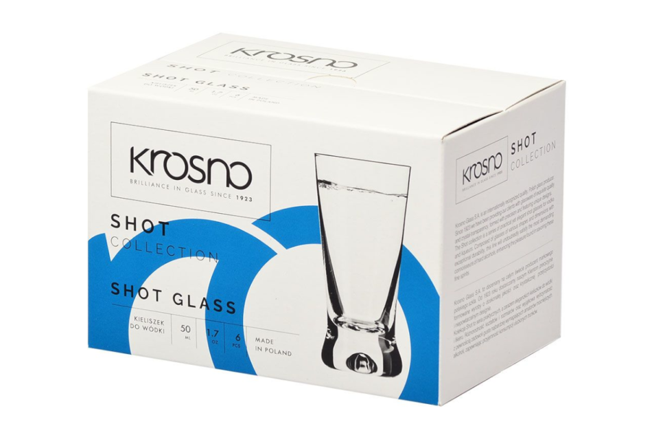 SHOT Kieliszek do wódki (6 szt.) przezroczysty - zdjęcie 4